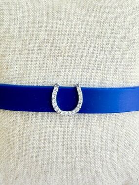 *Horse Shoe Charm* KEEP COLLECTIVE Retired Pave Silver